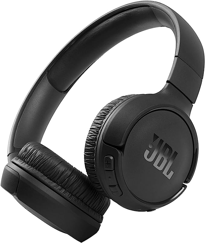 JBL Tune 510BT Wireless On Ear Headphones Pure Bass Sound 40H Battery Speed Charge Fast USB Type-C Multi-Point Connection Foldable Design Voice Assistant