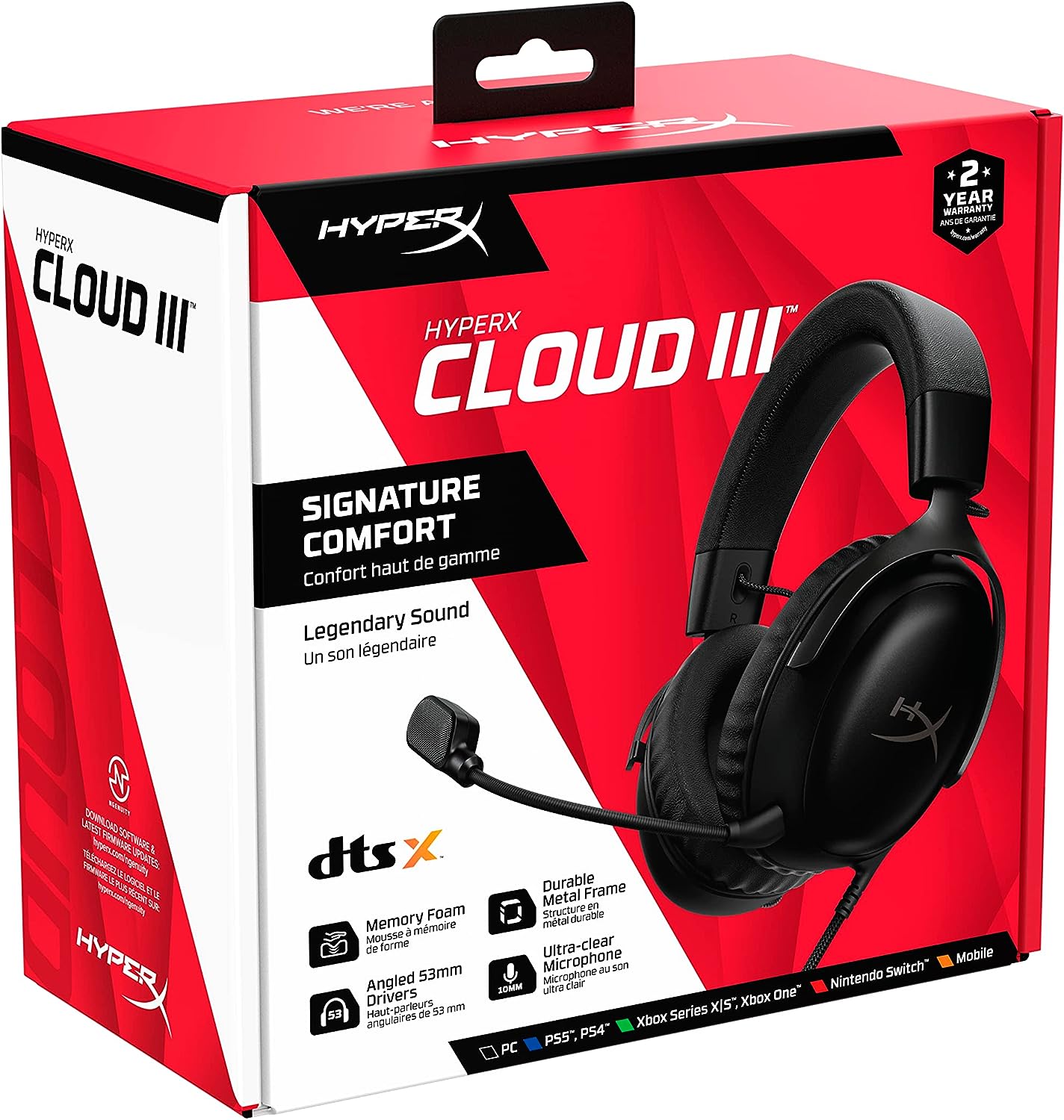 HyperX Cloud III Gaming Headset-Black
