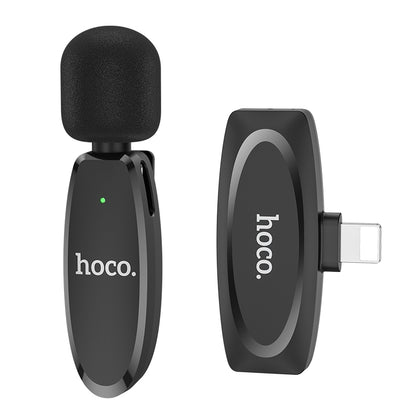 Hoco L15 Lightning (8 Pin) Lavalier Wireless Digital Microphone
