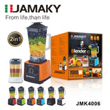 Jamaky blender 2 in-1 Blender 7000W - 2.0L & 0.8L Capacity