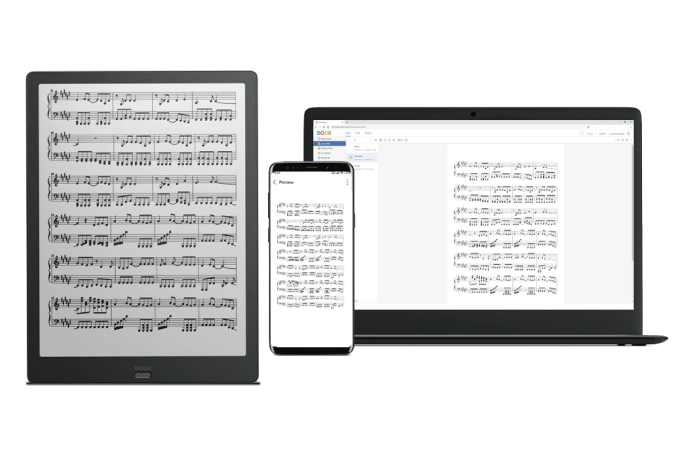 13.3" Boox Pagebox Lumi music tablet